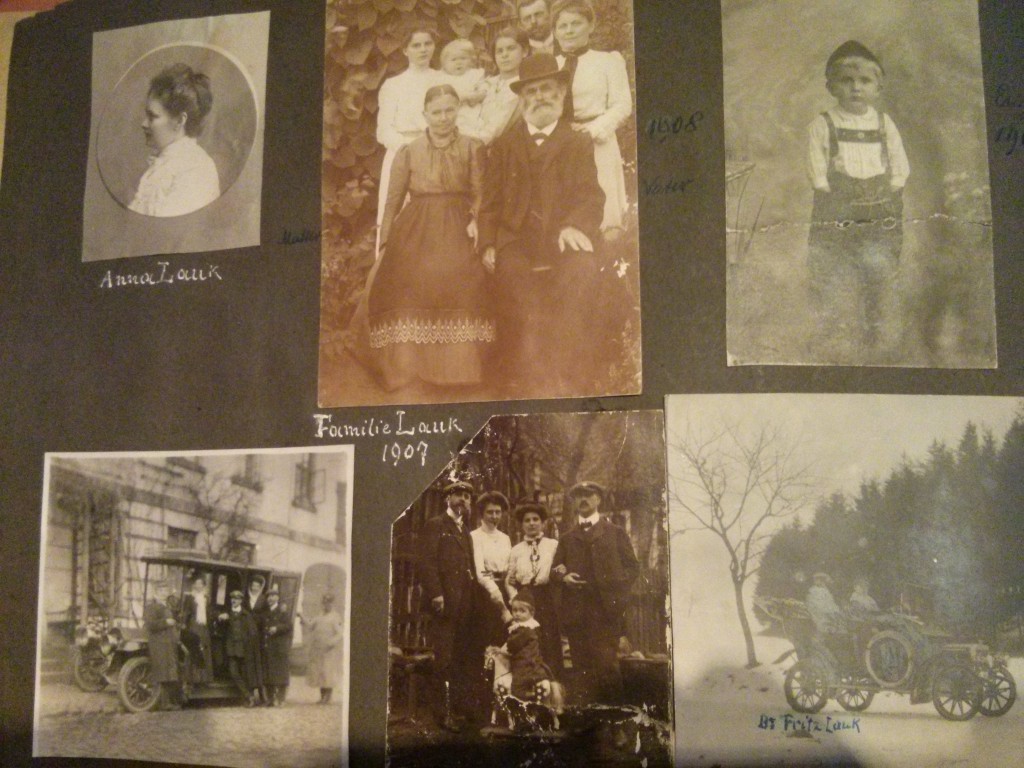 Familiengeschichte historische Bilder Photoalbum Familie Lauk